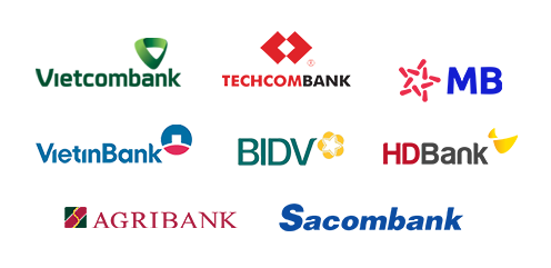 Argibank, Techcombank, Bidv, ACB,...